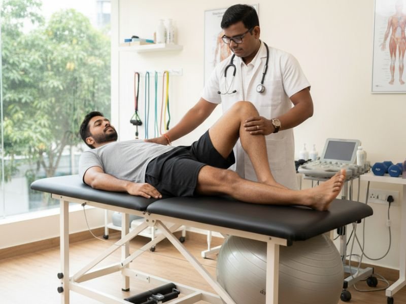 Dr. Rajneesh Kant: Combining Physiotherapy & Chiropractic Excellence for knee pain