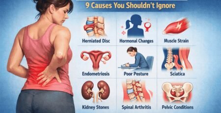 Lower back pain causes for women